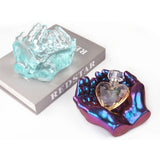 Crystal Epoxy Resin Mold for Double Hands Ashtray DIY Dish