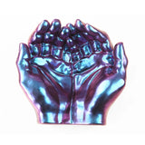 Double Hands Ashtray Crystal Epoxy Resin Mold DIY Dish Casting Silicone Mould
