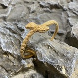 Snake Punk Stainless Steel Bracelet Open Adjustable Animal Bracelet For Mens