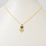 Double Heart Pendant Clasp for DIY Earrings Necklaces Chain Crafting