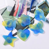 Double Hole Tassel Pendant Keychain Silicone Mould