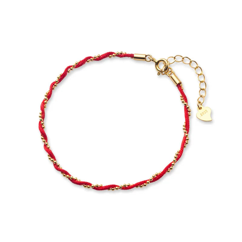 925 Silver Bracelets Women Sterling Silver Beads Charm Bracelet