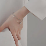 Double Layer Bracelet Ins Jewelry Small Waist Lady Bracelet 925 Silver