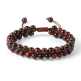 Natural Stone Crystal Bracelet Tiger Eye Agate Fluorite Amethyst