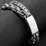 Stainless Steel Chain Men's Bracelets Hand Charm Bracelet Man Party Wristband