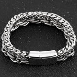 Stainless Steel Chain Men's Bracelets Hand Charm Bracelet Man Party Wristband