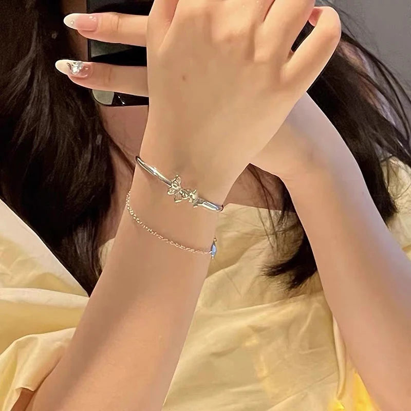 Butterfly Chain Tassel Bracelet High-End Sweet Fairy All-Match