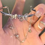 Butterfly Chain Tassel Bracelet High-End Sweet Fairy All-Match