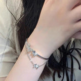 Butterfly Chain Tassel Bracelet High-End Sweet Fairy All-Match