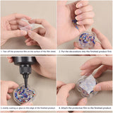 Double Layer Quicksand Silicone Mold Keychain Mould