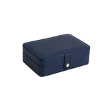 Double Layer Earring Necklace Travel Jewelry Box Gift Display Holder Storage