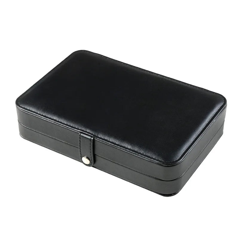 Double Layer Jewelry Storage Box Ring Necklace Organizer