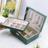 Double Layer Jewelry Packaging Rings Bracelet Necklace Storage Box