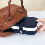Double Layer Jewelry Storage Box Necklace Ring Organizer