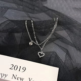925 Sterling Silver Love Heart Anklet Bracelet CZ Foot Jewelry