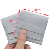 Double Layer Microfiber Flannel Interlayer Bag Jewelry Bag