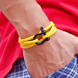 Double Layer Milan Rope Wrap Bracelet for Men
