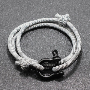 Double Layer Milan Rope Wrap Bracelet for Men