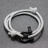 Double Layer Milan Rope Wrap Bracelet for Men
