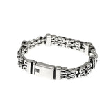 Double Layer Safety Grain Bracelet Thai Silver Retro Personality