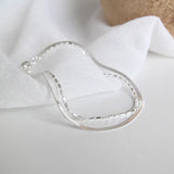 Double Layer Snake Bone Chain Bracelet 925 Sterling Silver Jewelry