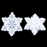 Snowflake Silicone Casting Molds for DIY Resin Pendant Making