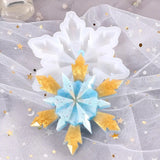Snowflake Silicone Casting Molds for DIY Resin Pendant Making