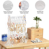 Acrylic Earrings Stand Storage Organizer Suspension Pendant Jewelry Rack