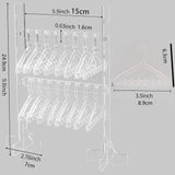 Acrylic Earrings Stand Storage Organizer Suspension Pendant Jewelry Rack