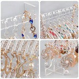 Acrylic Earrings Stand Storage Organizer Suspension Pendant Jewelry Rack
