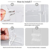 Acrylic Earrings Stand Storage Organizer Suspension Pendant Jewelry Rack