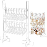 Acrylic Earrings Stand Storage Organizer Suspension Pendant Jewelry Rack