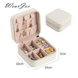 Double Layer Velvet Jewelry Storage Organizer Container