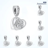 Love Birthday Age Number Charm 925 Silver Anniversary Charm