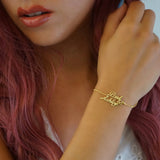 Double Name Bracelet, Personalized Dainty Bracelet