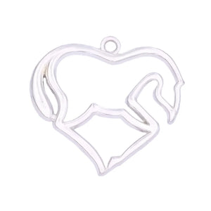 Hollow Horse Pendant Luck Horse Head Animal Charms