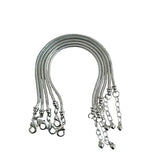3MM Snake Chain Bracelet with Lobster Hearts Screw End