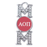 Zinc Alloy Metal Poster Alpha O Greek Letter Charm for Sorority Fraternity