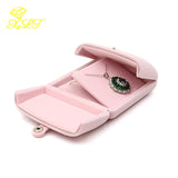 Open Button Jewelry Box for Rings and Pendants