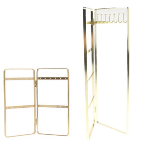 Double Panel Earrings Stand Jewelry Organizer