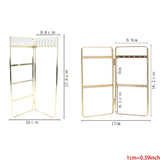 Double Panel Earrings Stand Jewelry Organizer