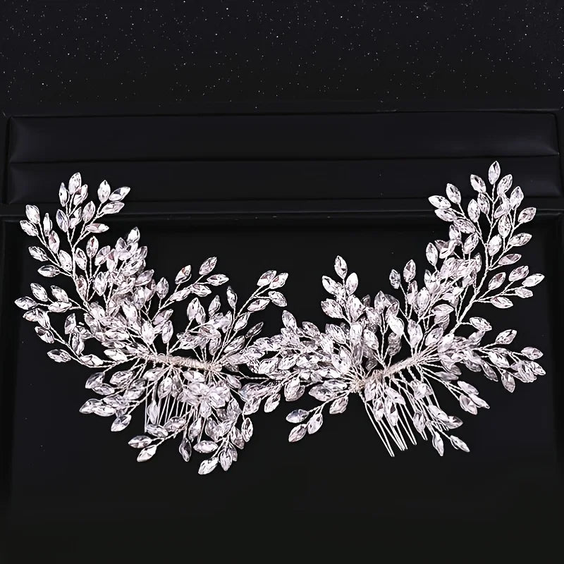 Rhinestone Hair Comb Bridal Headband Wedding Accessories Crystal