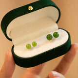 Velvet Double Rings Box Jewelry Organizer