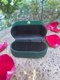 Double Rings Box Velvet Trinket Box Jewelry Organizer Ring Box Jewelry Box