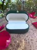 Double Rings Box Velvet Trinket Box Jewelry Organizer Ring Box Jewelry Box
