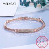 Sterling Silver Moissanite Tennis Bracelet for Women