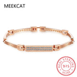 Sterling Silver Moissanite Tennis Bracelet for Women