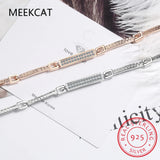 Sterling Silver Moissanite Tennis Bracelet for Women