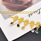 Colorful Crystal Tassel Waist Bell Chains Dress Bikini Belts