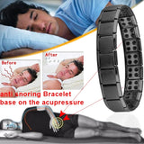 Double Row Magnetic Therapy Linked Bracelet Titanium Steel